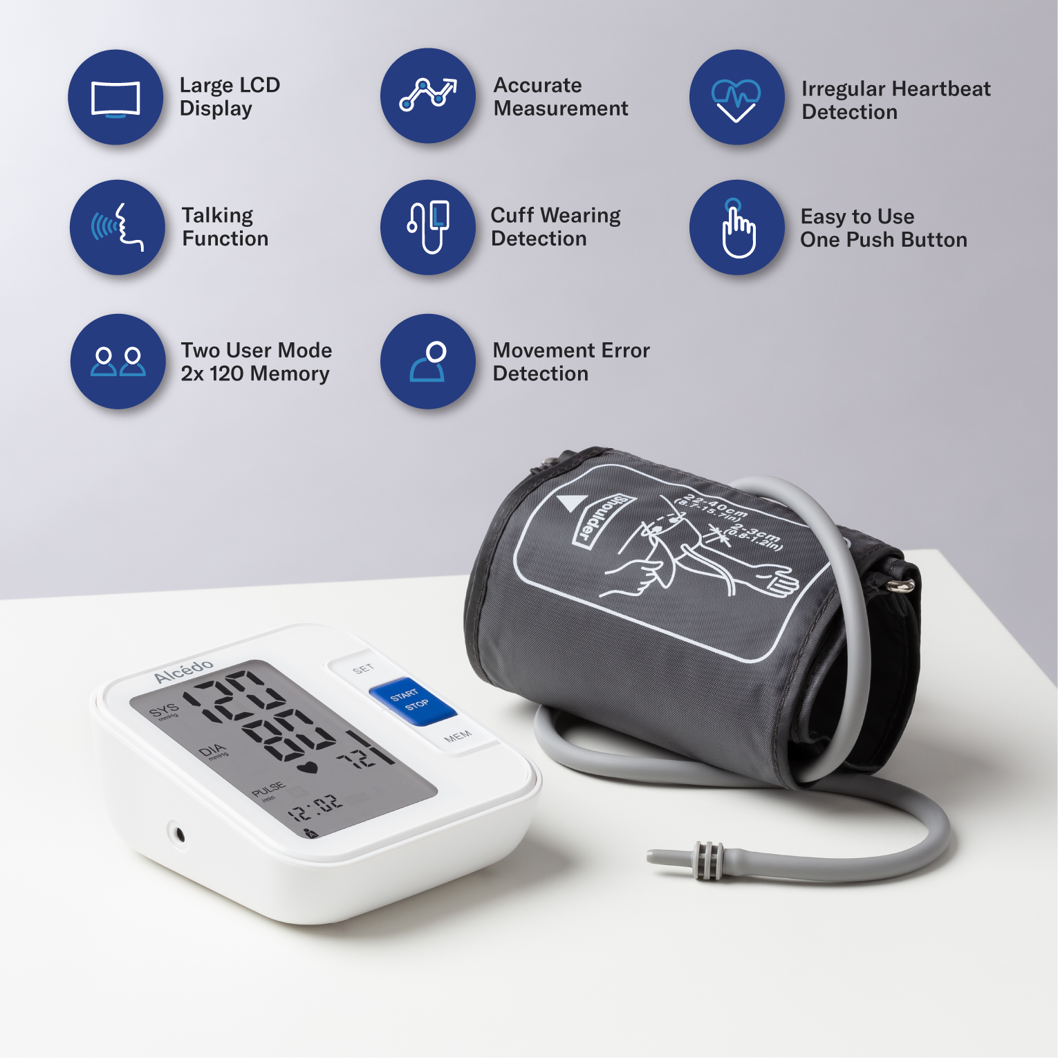 HEALTH - Bluetooth Wireless Blood Pressure Monitor – Dorado Deals
