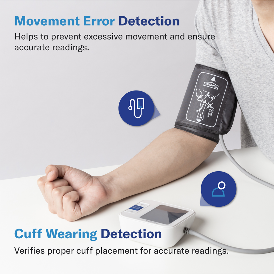 Alcedo Blood Pressure Monitor for Home Use, Accurate Upper Arm BP Machine  with Large Cuff, Alarm Reminder, 2 x 120 Memory, Talking Function, FSA/HSA